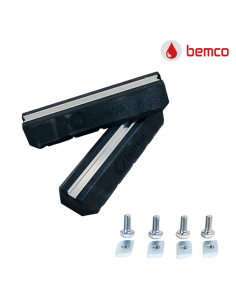 Bloc de montage bas anti-vibration 600x180x100mm 2pcs