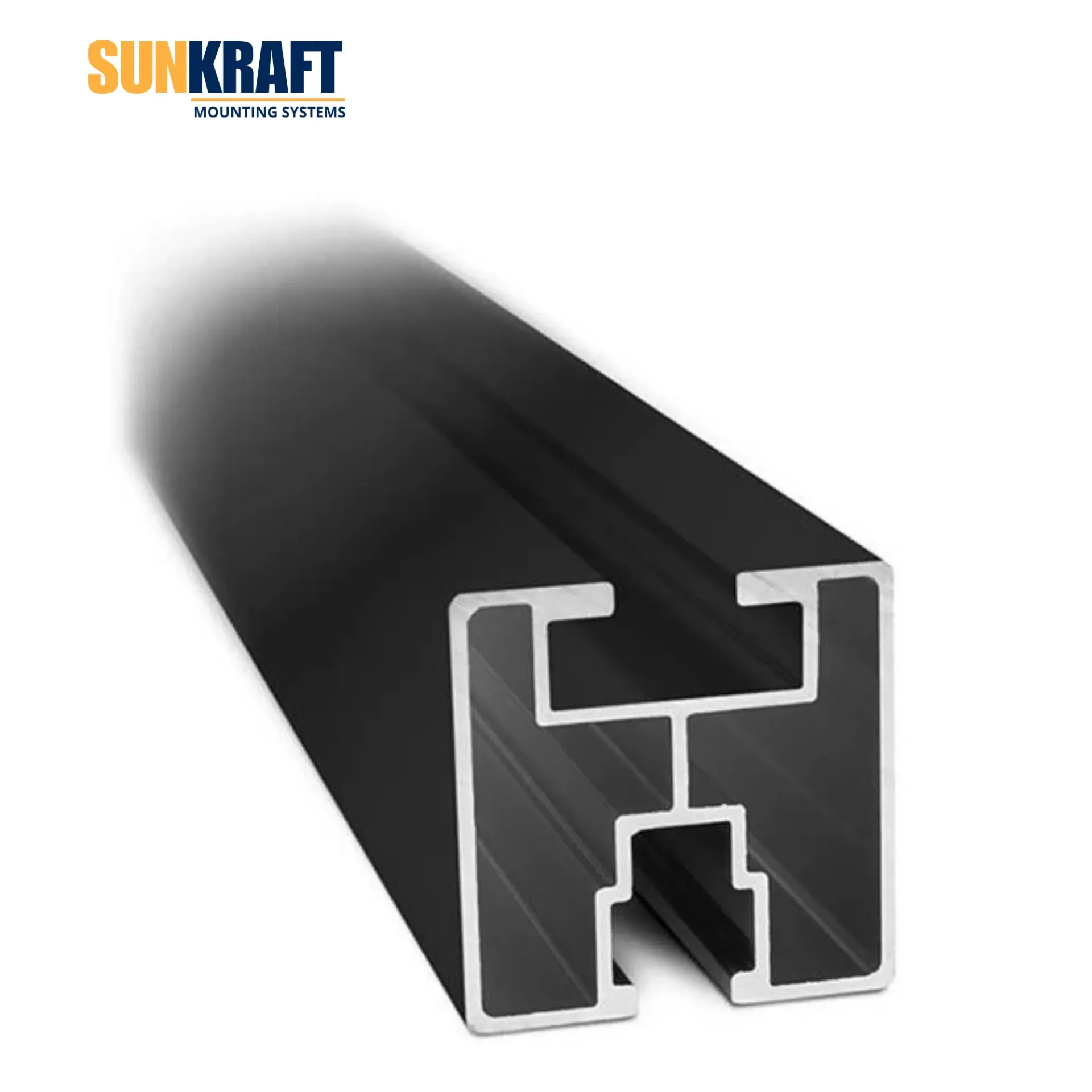 [STRFIX0014] Profilés standard Alu NOIR 6m
