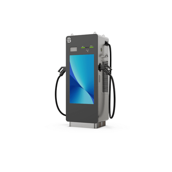 Borne de recharge DC EV publicitaire à 2 pistolet- BGDC 60-120-D – Image 3